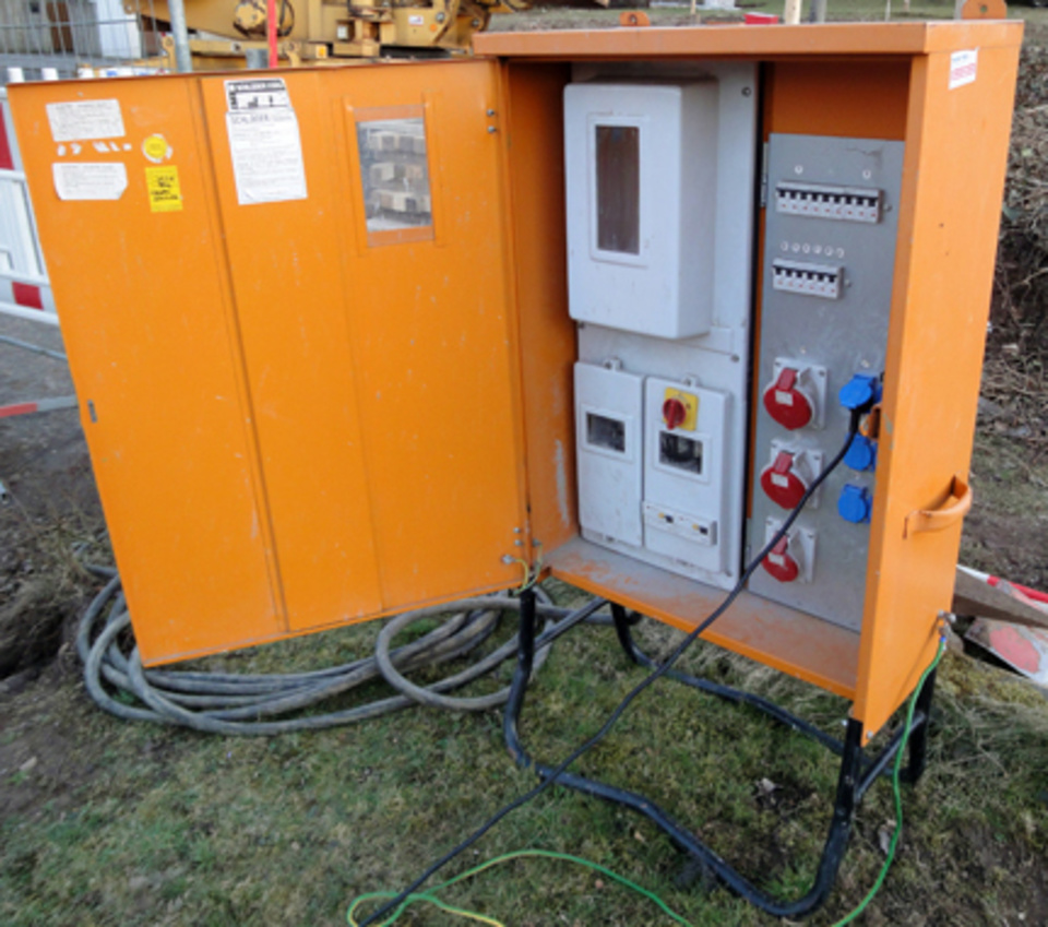Baustromkasten bei Elektro Götz in Weihenzell Ansbach