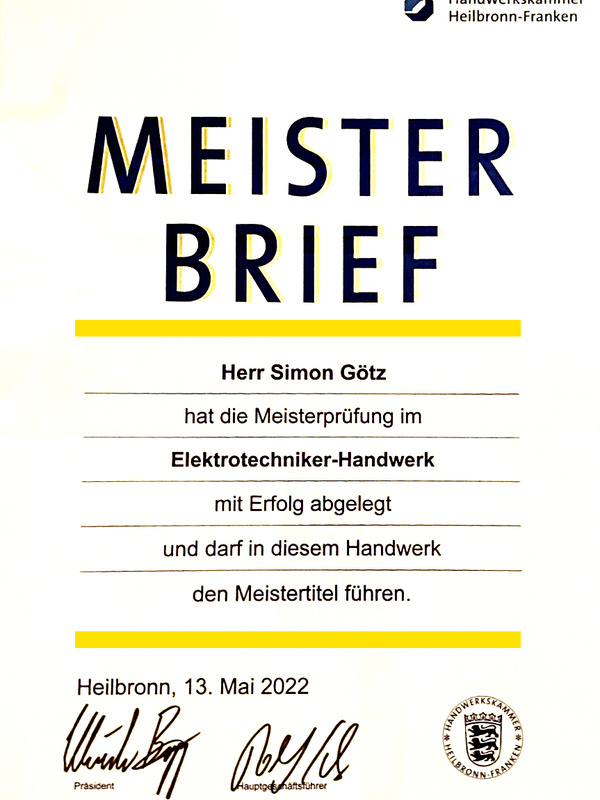 Simon Götz Meister