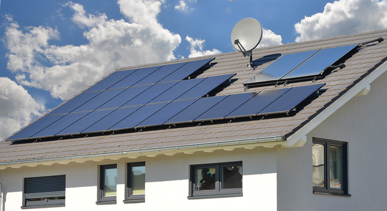 Photovoltaik bei Götz in Bayern - Weihenzell